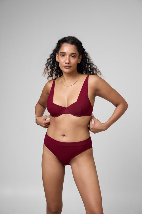 Limited Edition Maroon Bra