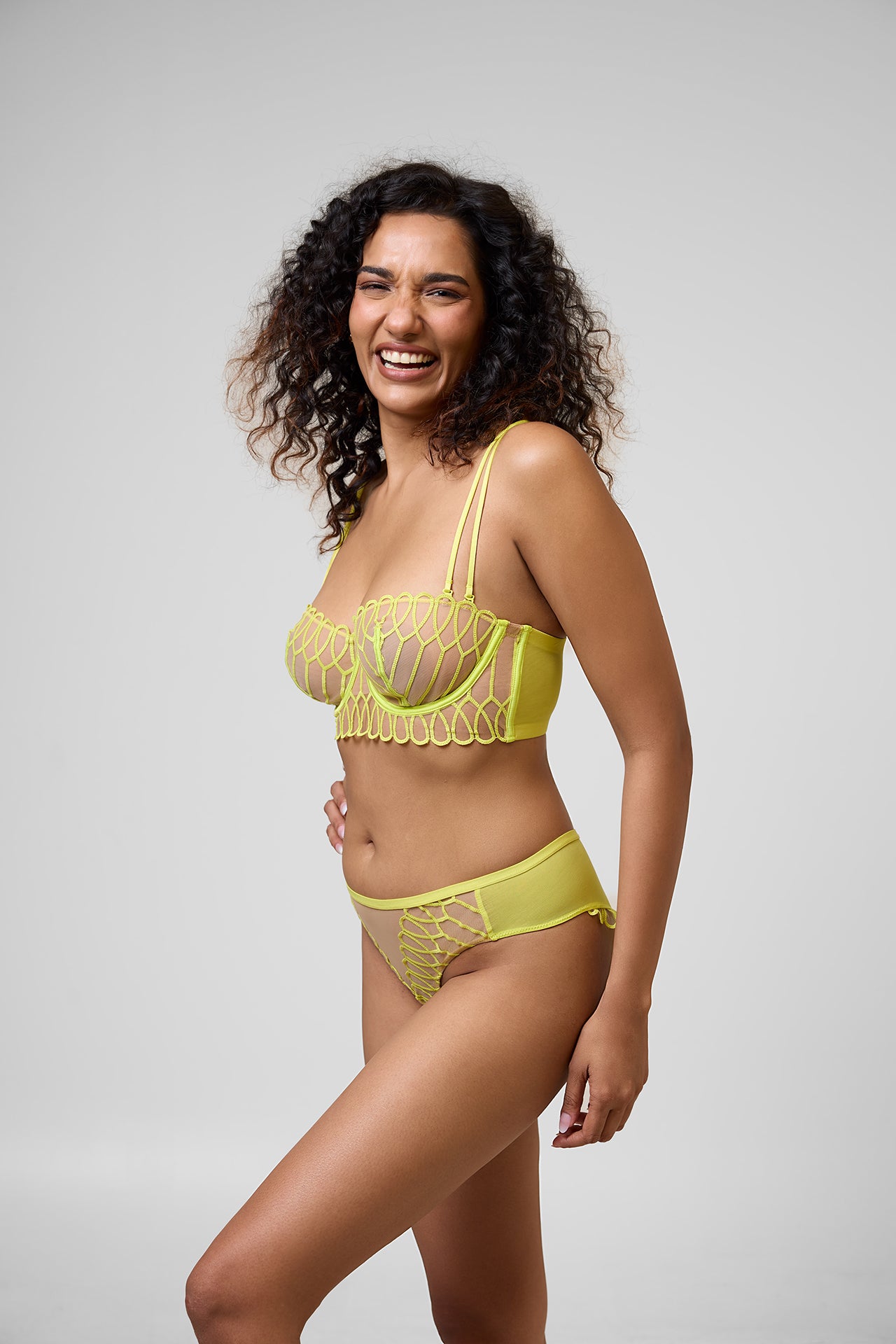 Neon Green Bra