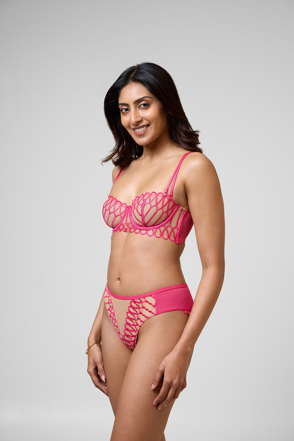 Neon Pink Bra